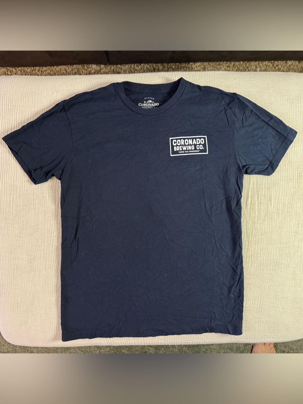 Coronado Brewing Co. Own The Weekend Navy Graphic Brewery T-Shirt